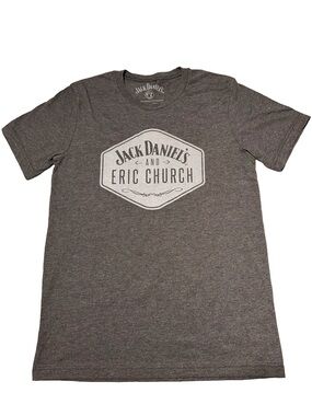 JACK DANIEL’S Eric Church Graphic Tee Country Concert Whiskey Logo
